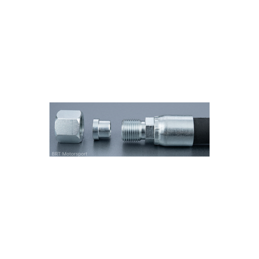 10mm Compression to 3/8" Power Steering Hose Fitting Breakdown