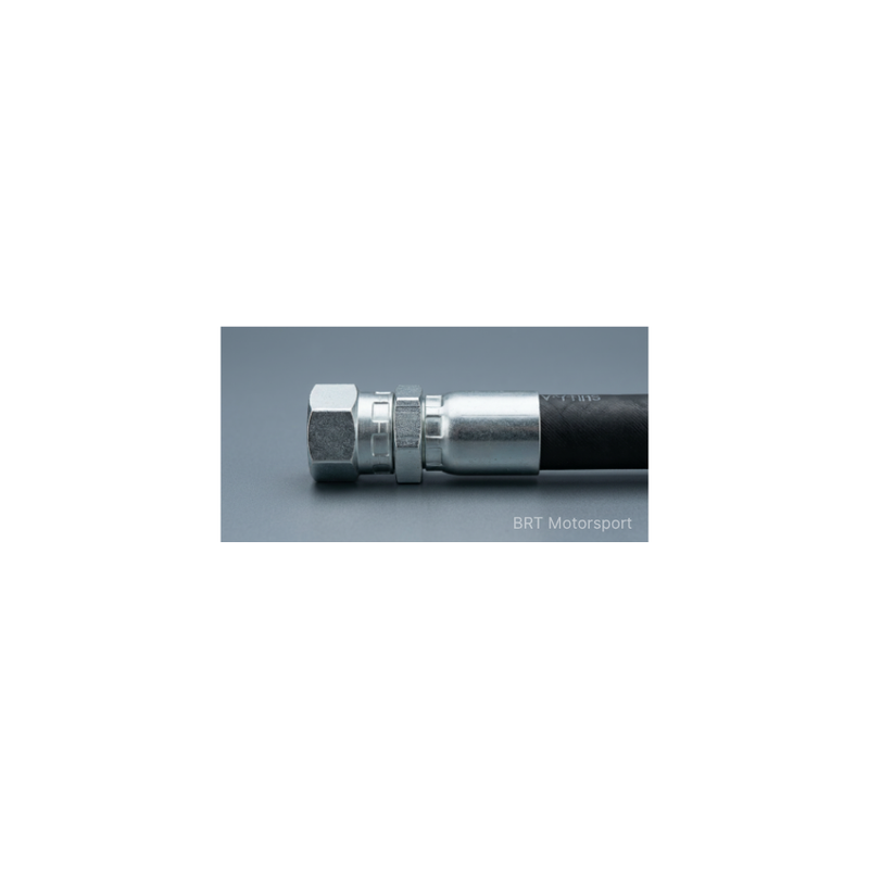 5/8"-18 UNF Female Straight Swivel Power Steering Hose Fitting for 3/8" Hose