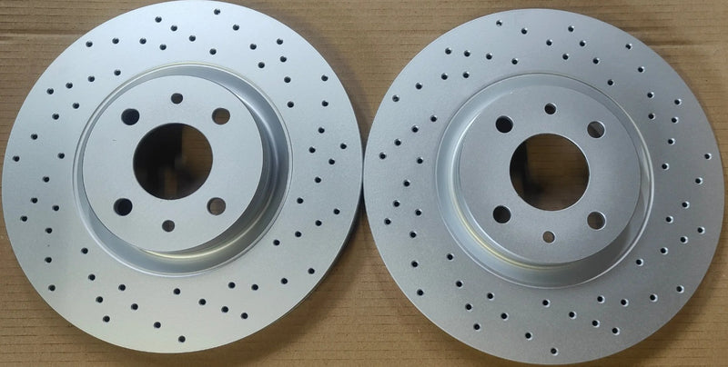 Abarth 500 595 Drilled Front Brake Discs 284mm