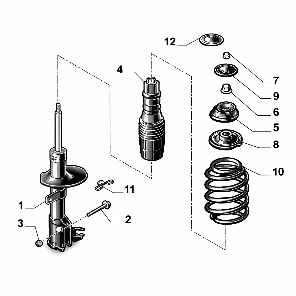Abarth 500 595 Suspension Coilovers, Springs & Dampers BRT Motorsport ...