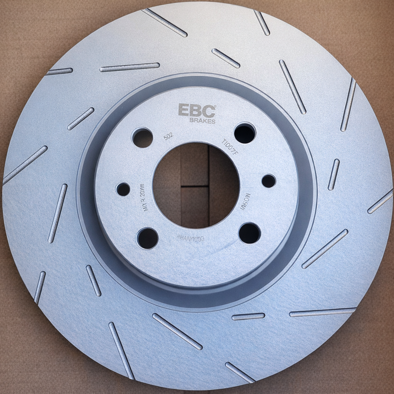 Abarth 595 Competizione EBC Sloted Front Brake Discs 180 BHP 305mm