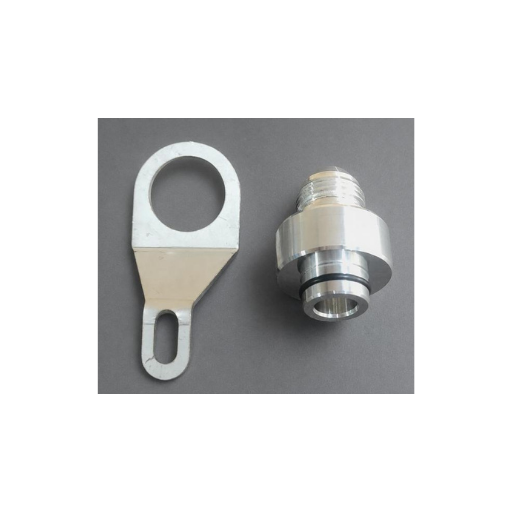 Abarth 500/595 Breather Delete Fitting & Bracket side