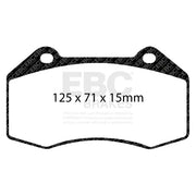 Abarth 595 Competizione RP-X Track and Race Brake Pads