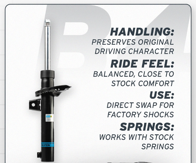 ABARTH 500 / 595 / 695 Bilstein B4 OEM Replacemet Front Shock