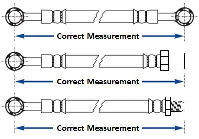 -3 Braided Brake Hose