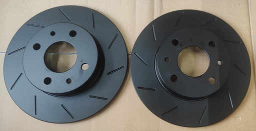 Abarth 500 / 595 Grooved Rear Brake Discs