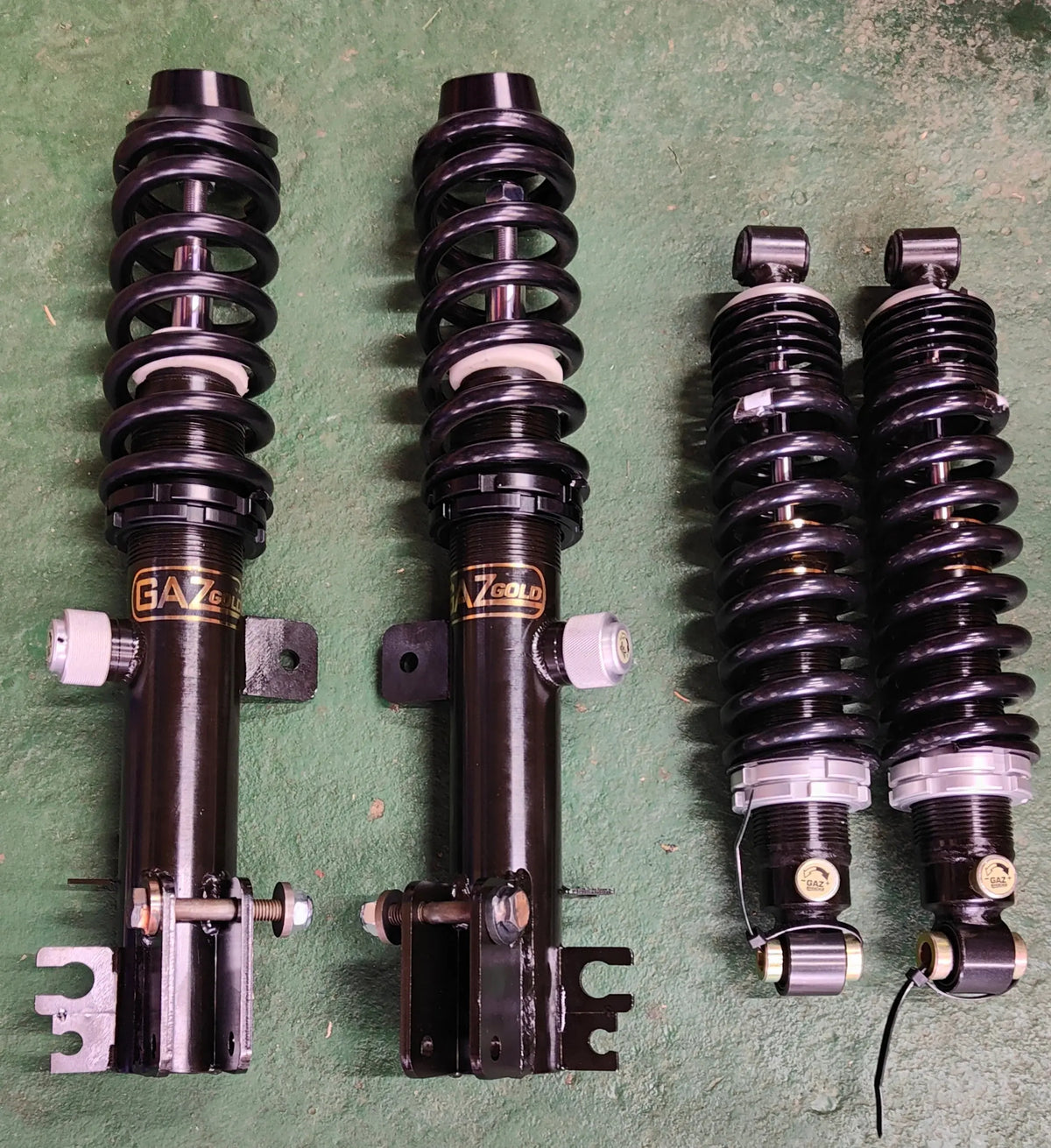 Abarth 500 595 695 Gaz Gold Coilover Suspension Kit — BRT Motorsport