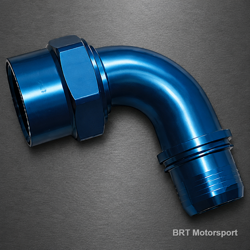 AN8 90° Female ProGold Crimped Fitting