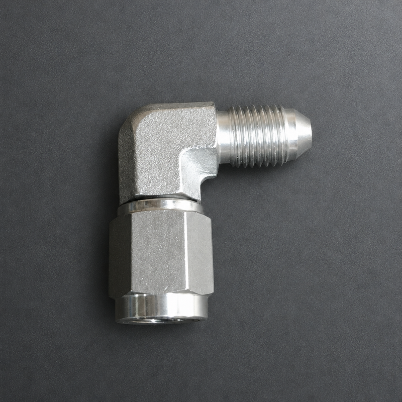 3/8 unf Stainless Steel Male To Female Swivel 90° Fitting