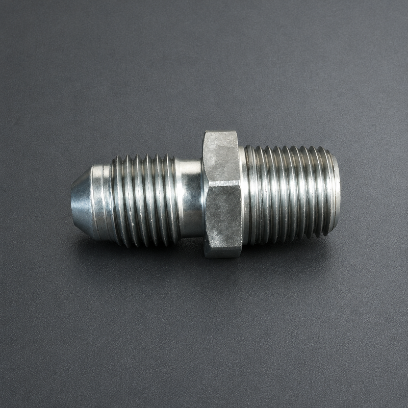 Stainless Steel Adaptor 1/8" NPT to 3/8" UNF -3