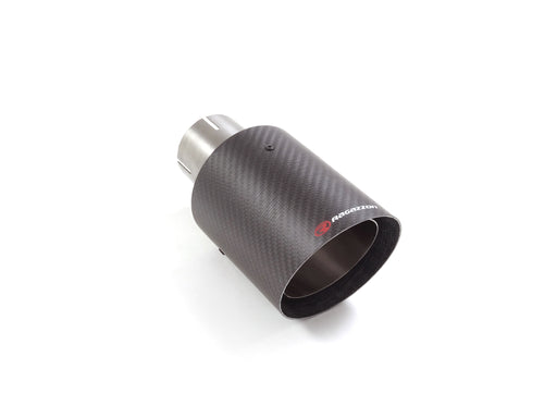 Abarth 500/595 Ragazzon Stainless steel rear silencer With Carbon Tips