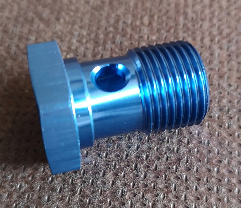 Fab-Pros Banjo Fitting Bolt - M18 X 1.5 Pitch, 32mm Length - With 2 Crush Washers