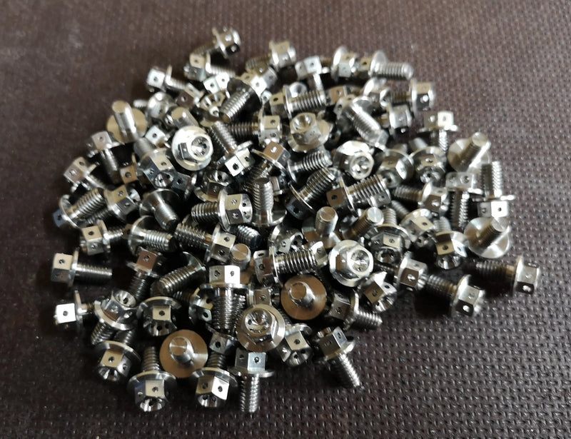 M6 x 10 Hex Head Titanium Flange Head Bolt