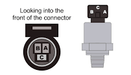 Delphi 3 Pin Pressure Sensor Connector